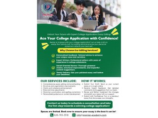 Ace Your College Application With Confidence.