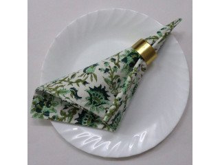 Buy Handblock Printed Cotton Table Napkins Online