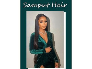 Straight 13x4 lace front wigs human hair