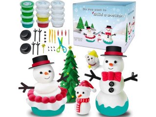 Amazon 40% Off KULOLO 12 Pack Christmas Crafts for Kid - Build A Snowman Kit