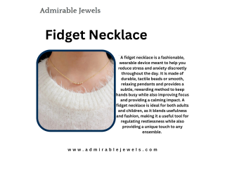 Top Benefits of Wearing a Fidget Necklace Every Day