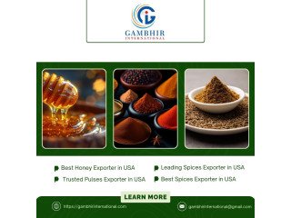 Leading Pulses Supplier from India to USA