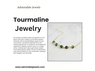 Tourmaline Jewelry Discover the Beauty of This Colorful Gemstone