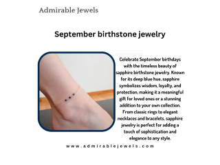 September Birthstone Jewelry: Stunning Sapphire Pieces for Every Style