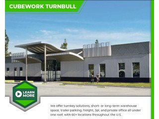 Flexible Warehouse Space at Cubework Turnbull with no hidden fees